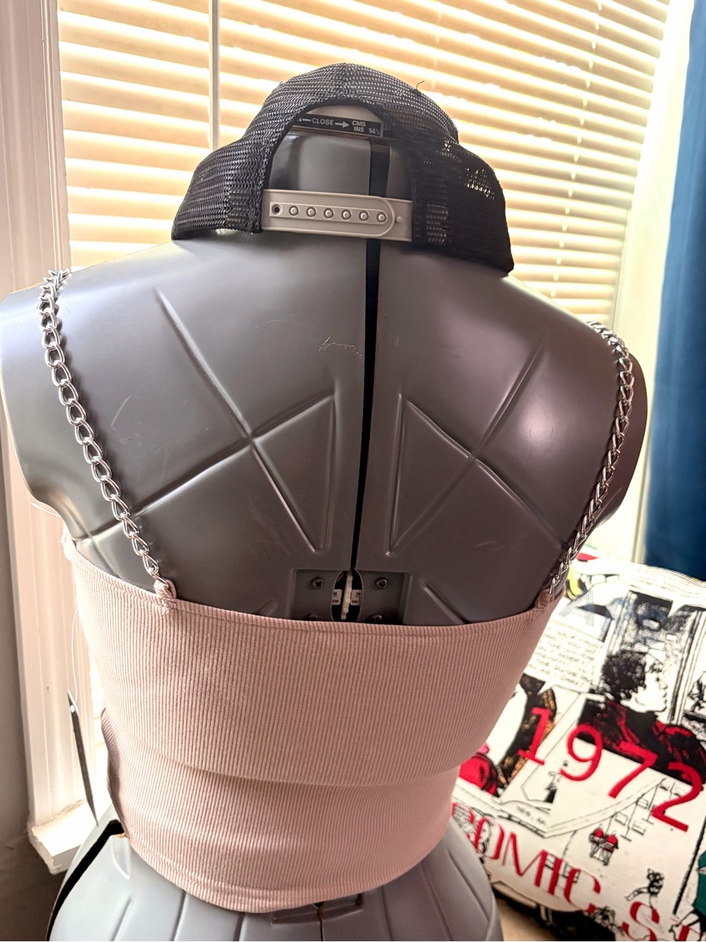Chain-Strap Ribbed Cami - Picture 3 of 5